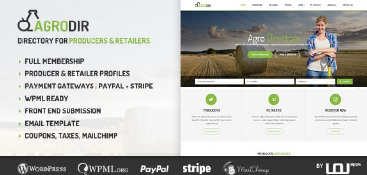 Item cover for download Agrodir - Directory for Producers & Retailers