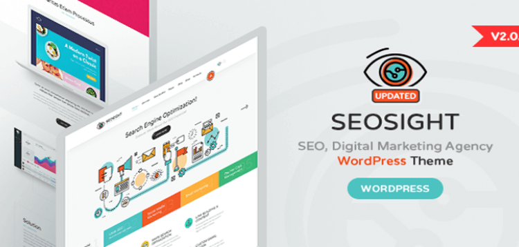 Item cover for download Seosight - SEO, Digital Marketing Agency WP Theme with Shop