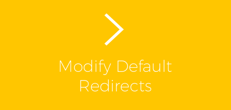 Item cover for download Exchangewp Modify Default Redirects