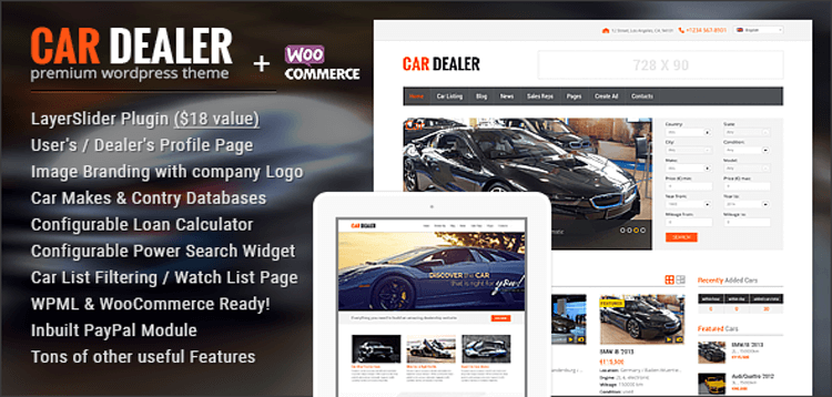 Item cover for download Car Dealer Automotive WordPress Theme – Responsive