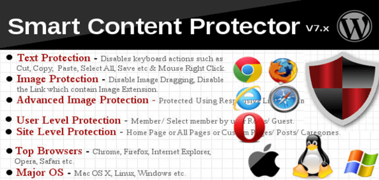 Item cover for download Smart Content Protector - Pro WP Copy Protection