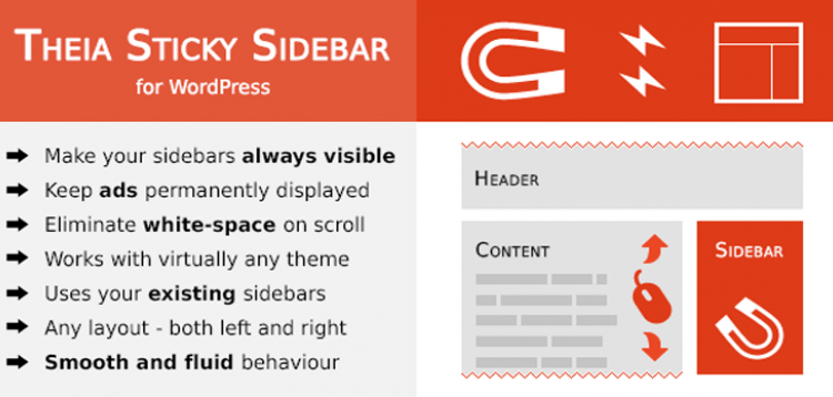 Item cover for download Theia Sticky Sidebar for WordPress