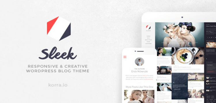 Item cover for download Sleek | Responsive & Creative WordPress Blog Theme