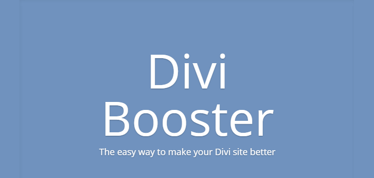 Item cover for download Divi Booster - WP plugin which makes customizing Divi a breeze