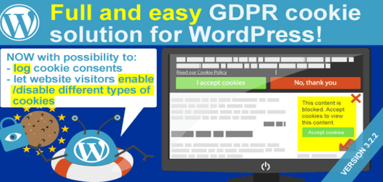 Item cover for download WeePie Cookie Allow - Complete GDPR Cookie Consent Solution for WordPress