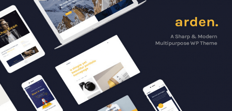 Item cover for download Arden - A Sharp & Modern Multipurpose WordPress Theme