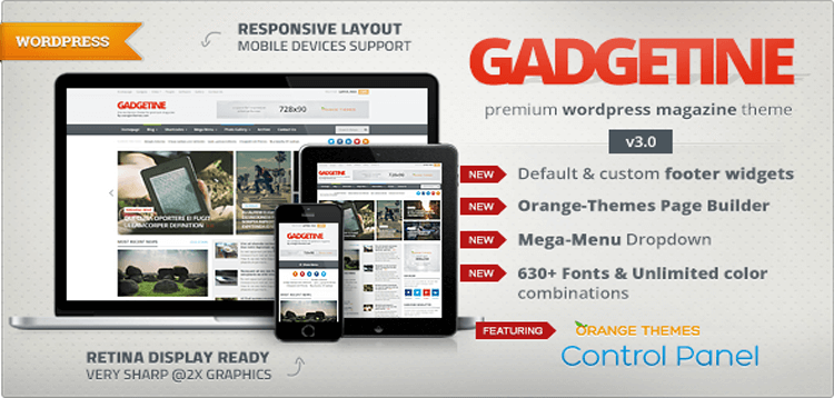 Item cover for download Gadgetine WordPress Theme for Premium Magazine