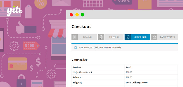 Item cover for download YITH WooCommerce Multi-step Checkout Premium