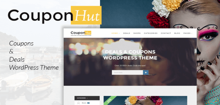 Item cover for download CouponHut - Coupons & Deals WordPress Theme