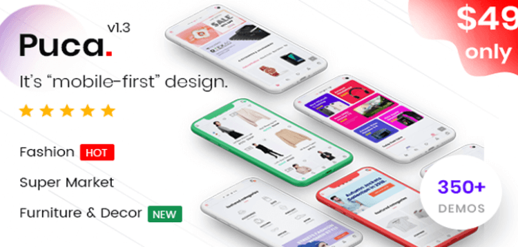 Item cover for download Puca - Optimized Mobile WooCommerce Theme
