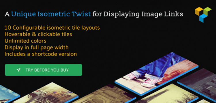 Item cover for download Isometric Image Tiles Shortcode for WPBakery Page Builder (formerly Visual Composer)