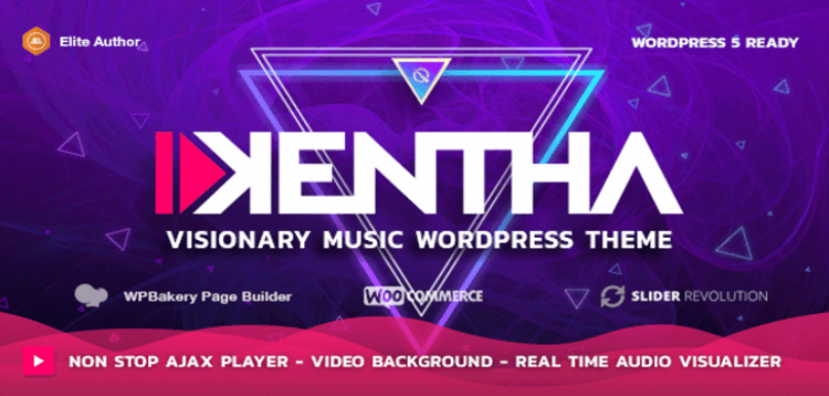 Item cover for download Kentha — Visionary Music WordPress Theme