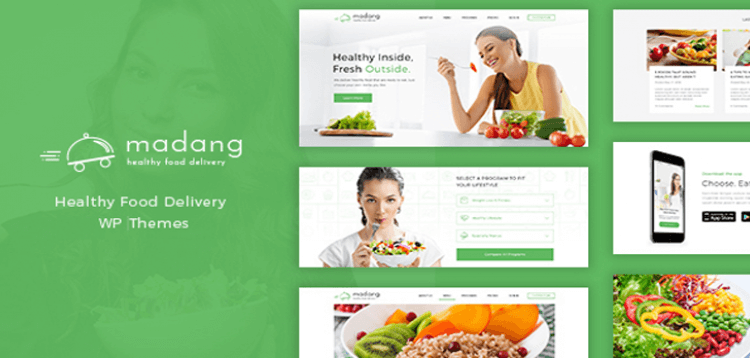 Item cover for download Madang - Healthy Food Delivery Nutrition WordPress Theme