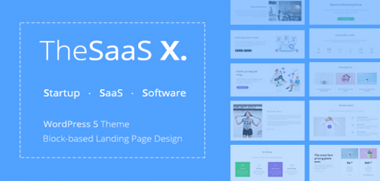 Item cover for download TheSaaS X - Responsive SaaS, Startup & Business WordPress Theme
