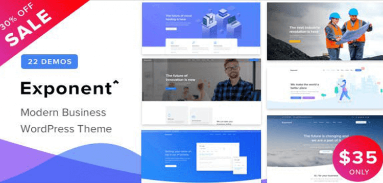 Item cover for download Exponent - Modern Multi-Purpose Business WordPress theme