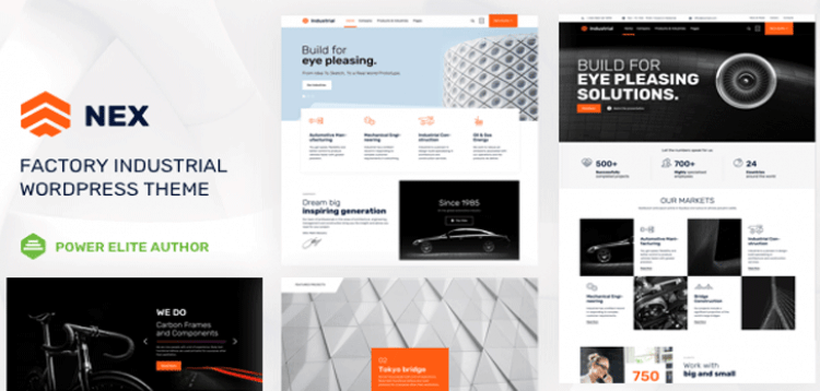 Item cover for download Nex - Factory & Industrial WordPress