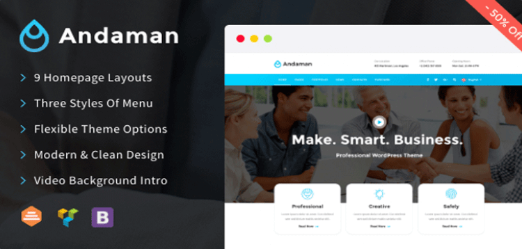 Item cover for download Andaman - Creative & Business WordPress Theme
