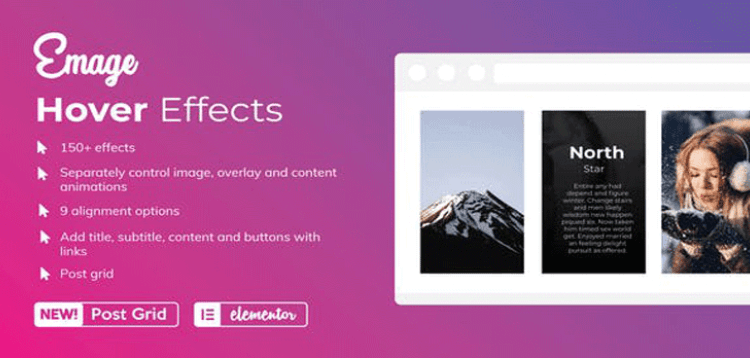 Item cover for download Emage - Image Hover Effects for Elementor