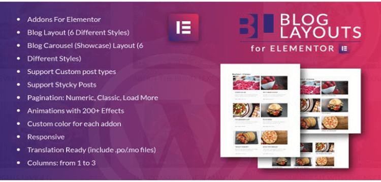 Item cover for download Blog Layouts for Elementor WordPress Plugin