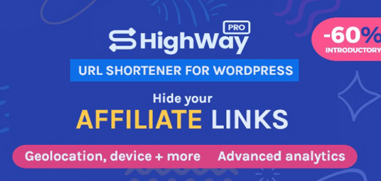 Item cover for download HighWayPro - Ultimate URL Shortener & Link Cloaker for WordPress