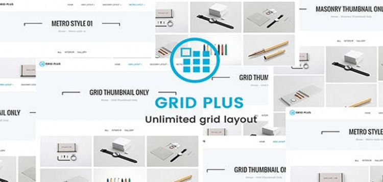 Item cover for download Grid Plus - Unlimited Grid Layout