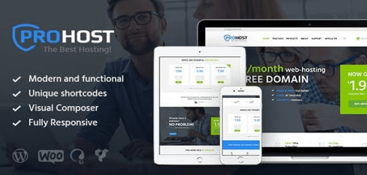 Item cover for download ProHost - A Trendy Internet Hosting & Technology WordPress Theme