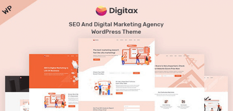 Item cover for download Digitax - SEO & Digital Marketing Agency WordPress Theme