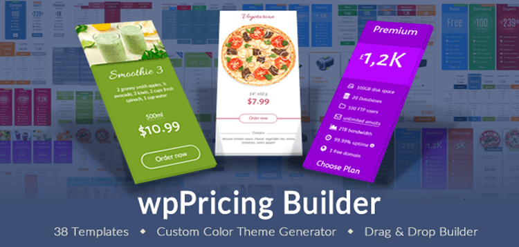 Item cover for download WP Pricing Table Builder – Responsive Pricing Plans Plugin for WordPress