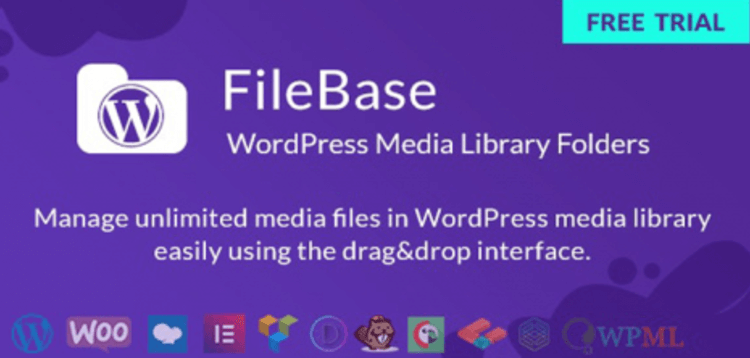 Item cover for download Ultimate Media Library Folders for WordPress - FileBase