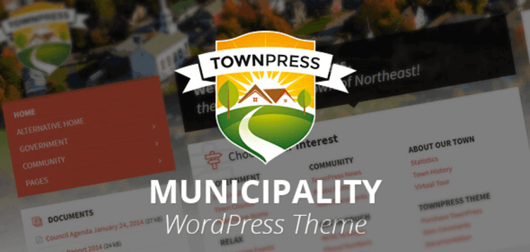 Item cover for download TOWNPRESS – MUNICIPALITY WORDPRESS THEME