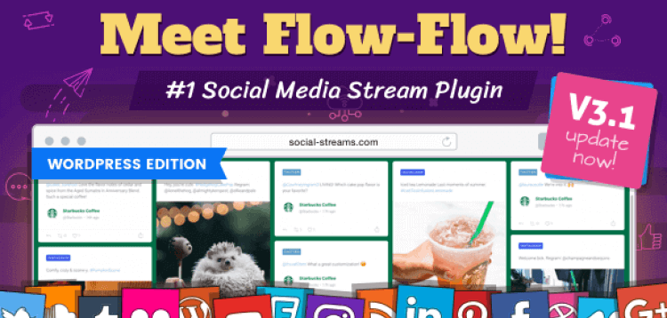 Item cover for download FLOW-FLOW – WORDPRESS SOCIAL STREAM PLUGIN