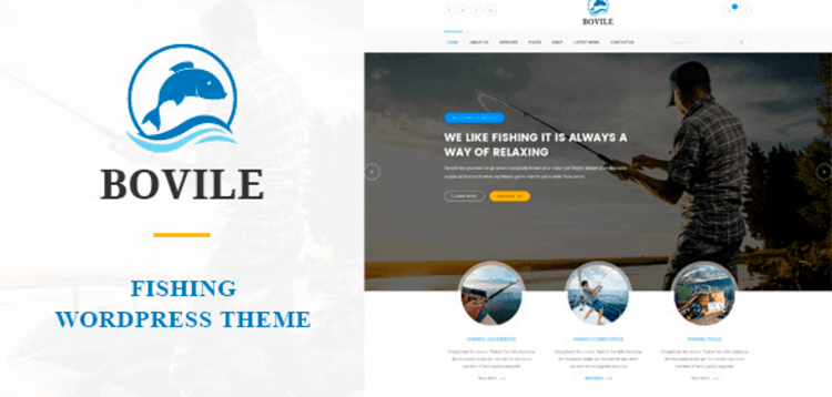 Item cover for download BOVILE – FISHING WORDPRESS THEME