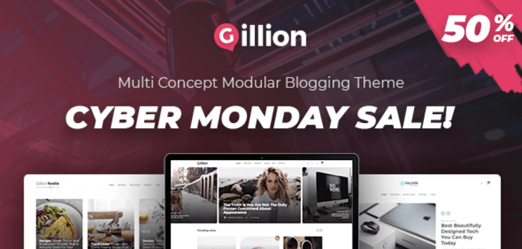 Item cover for download Gillion | Multi-Concept Blog/Magazine & Shop WordPress AMP Theme