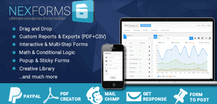 Item cover for download NEX-FORMS – THE ULTIMATE WORDPRESS FORM BUILDER