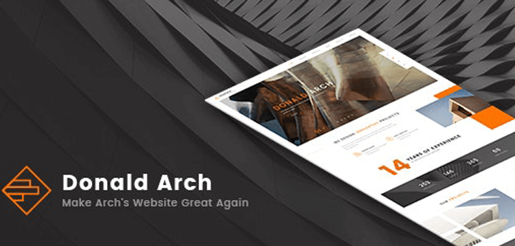Item cover for download Donald Arch - Creative Architecture WordPress Theme