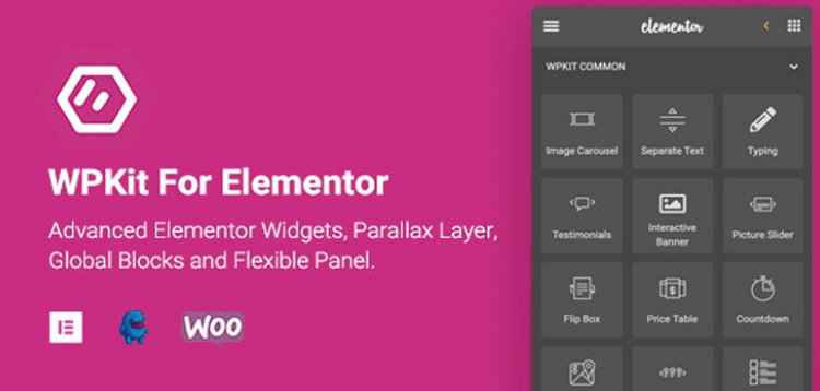 Item cover for download WPKit For Elementor | Advanced Elementor Widgets Collection & Parallax Layer