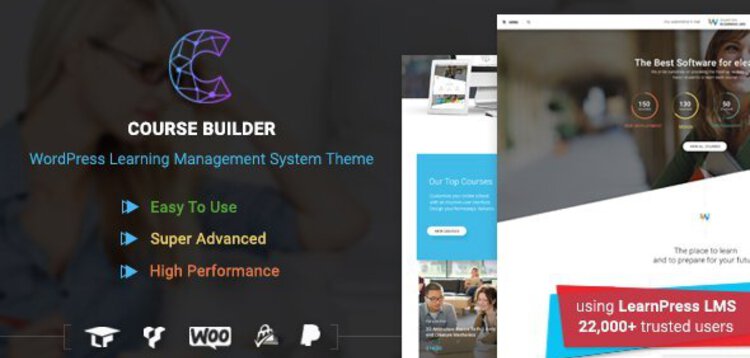 Item cover for download WORDPRESS LMS THEME FOR ONLINE COURSES, SCHOOLS & EDUCATION | COURSE BUILDER