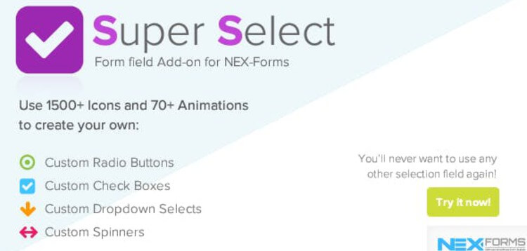 Item cover for download SUPER SELECTION FORM FIELD FOR NEX-FORMS
