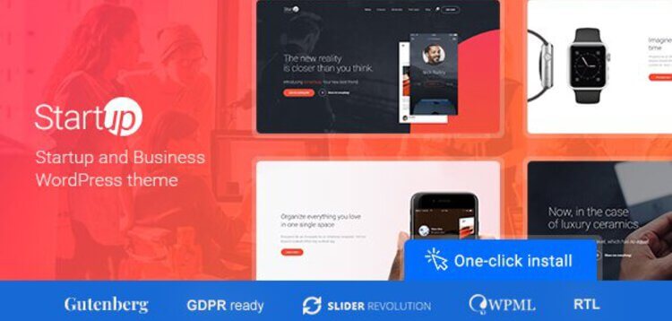 Item cover for download Startup Company - WordPress Theme for Business & Technology