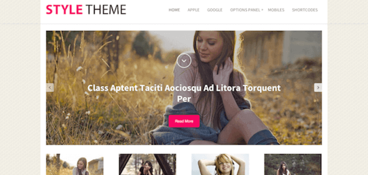 Item cover for download STYLE – STYLISH WORDPRESS THEME FOR BLOGGERS