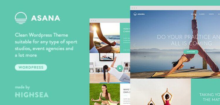 Item cover for download ASANA - SPORT AND YOGA WORDPRESS THEME