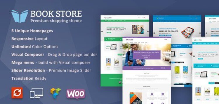 Item cover for download BOOK STORE WORDPRESS WOOCOMMERCE THEME