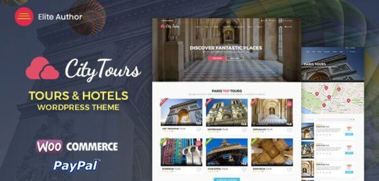 Item cover for download CITYTOURS - HOTEL & TOUR BOOKING WORDPRESS THEME