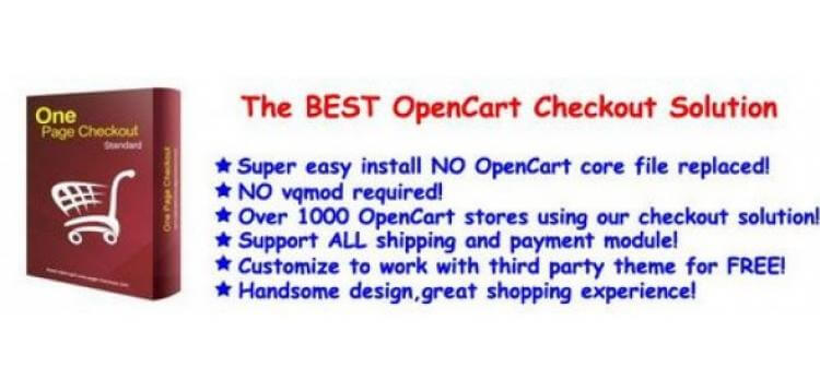 Item cover for download One Page Checkout Opencart