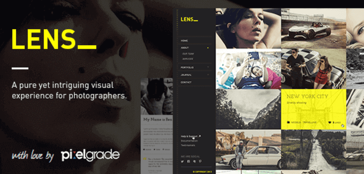 Item cover for download LENS - An Enjoyable Photography WordPress Theme
