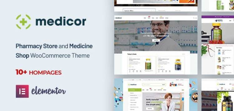Item cover for download MEDICOR - MEDICAL CLINIC & PHARMACY WOOCOMMERCE WORDPRESS THEME