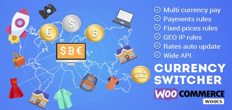Item cover for download WOOCS - WooCommerce Currency Switcher - WooCommerce Multi Currency and WooCommerce Multi Pay