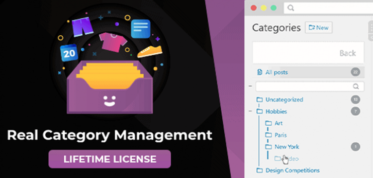 Item cover for download WordPress Real Category Management: Content Management in Category Folders with WooCommerce Support