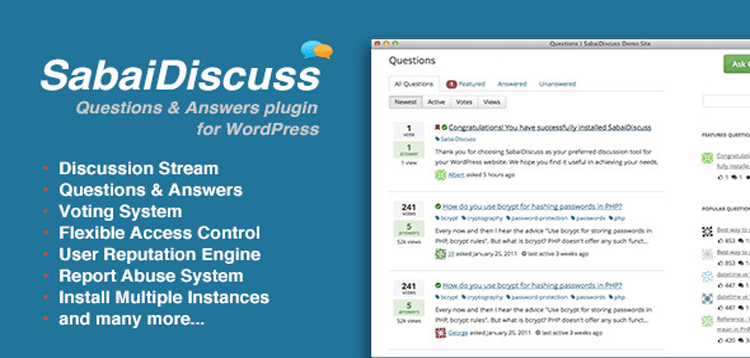 Item cover for download Sabai Discuss plugin for WordPress