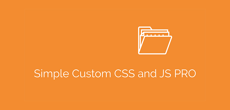 Item cover for download Simple Custom CSS and JS PRO